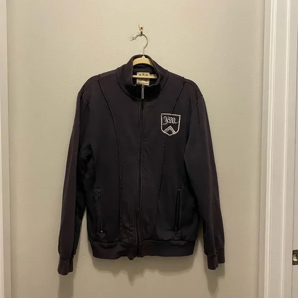 Juicy Couture men’s black zip down hoodie size Large. Very good conditio… - Picture 3 of 16